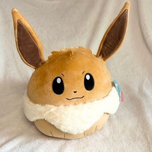 NWT Squishmallows 12” Eevee Pokemon Center Exclusive Plush HTF Brand new